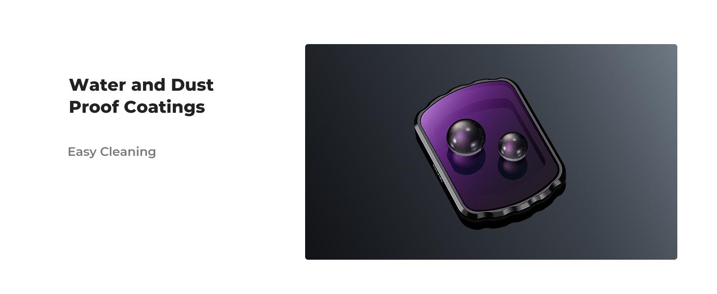 K&F CONCEPT Magnetic 4 Pack ND & CPL Filter Kit Compatible with DJI OSMO Pocket 3, CPL ND16 ND64 ND256 Polarizing Neutral Density Filters, Multi-Coated/HD Optical Glass/Gimbal Compatible