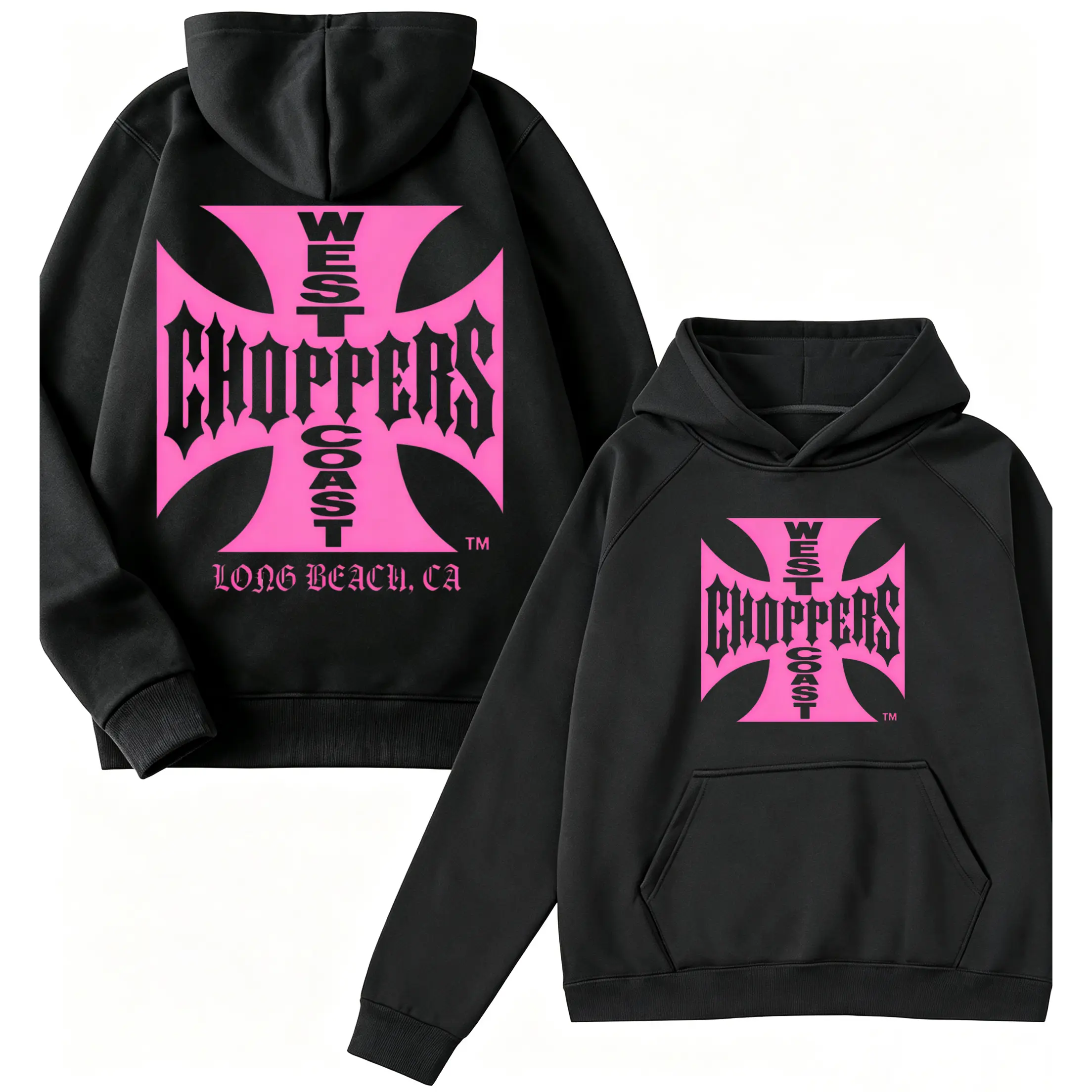 ? ? WC Hoodie, Retro Motorcycle Graphic Hoodie, Casual Hoodie for Men & Women, Graphic Hoodie, Unisex Pullover Hoodie