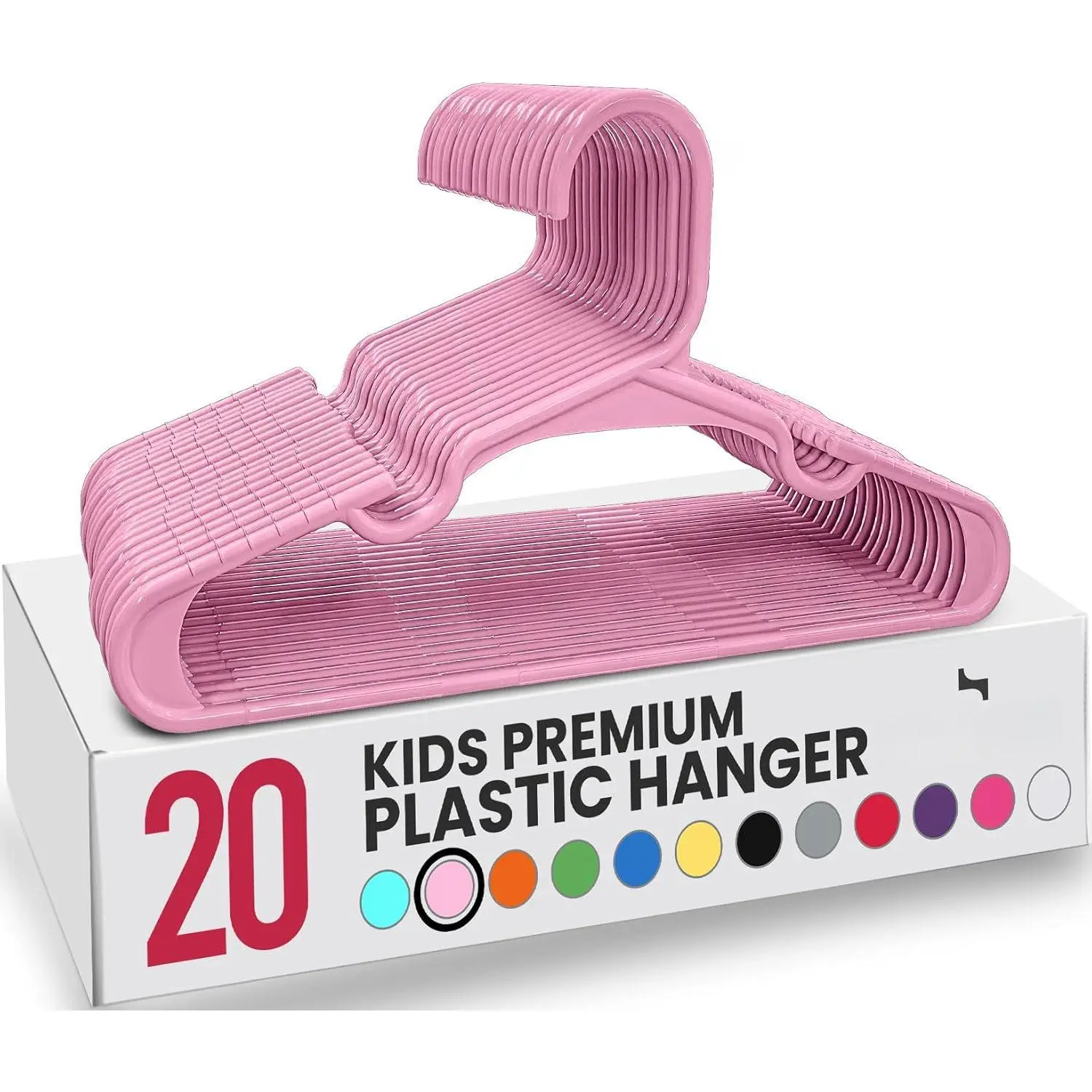 Hangers 20 Pack – 11.5 Inch  Closet Hangers   | Plastic  hangers | Fits 's &  clothes | Gentle  delicate garments