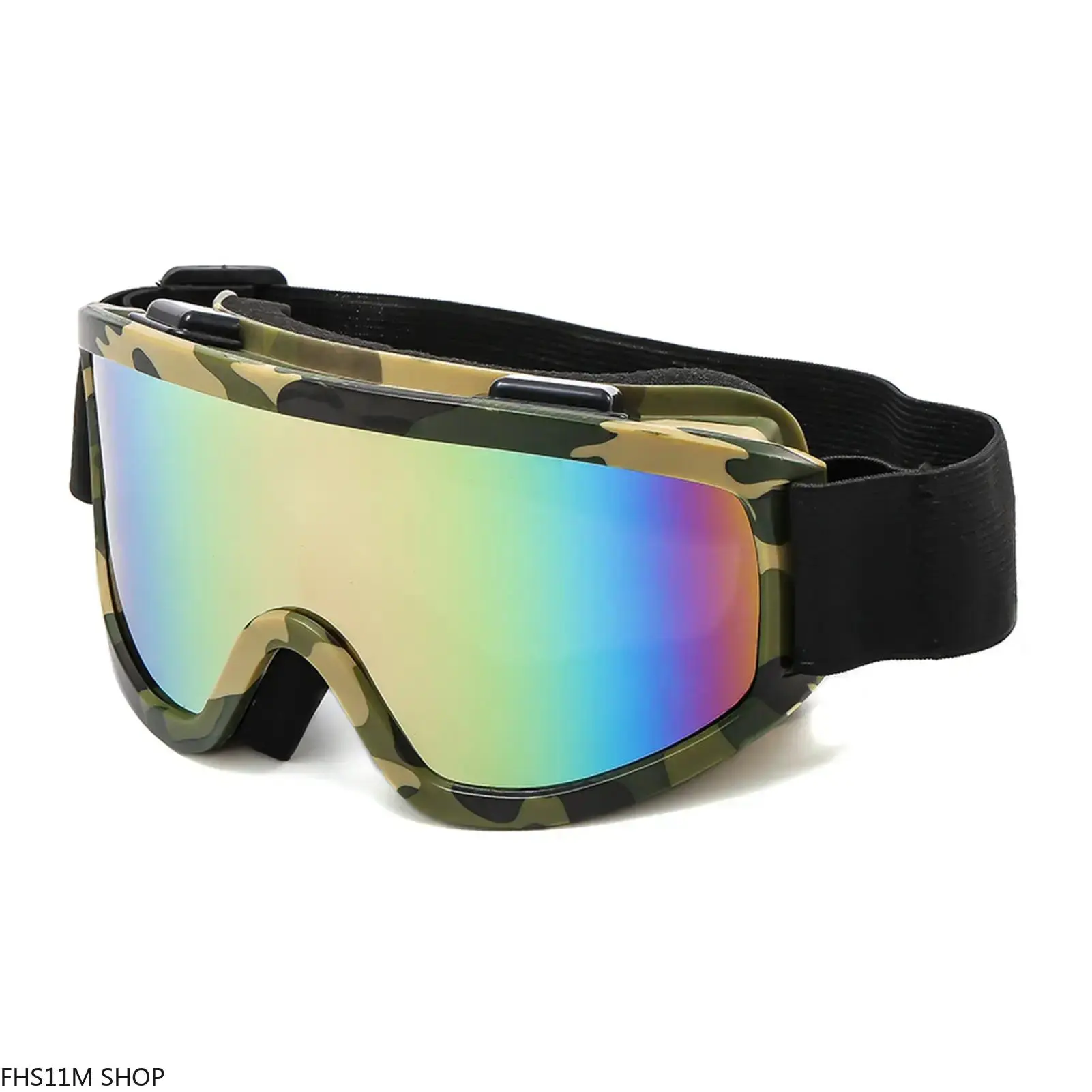 Oversized Ski Snowboard Goggles Windproof Anti Glare UV400 Protection Colorful PC Lens Winter Sports Gorpcore Aesthetic Unisex High Performance Protective Eyewear