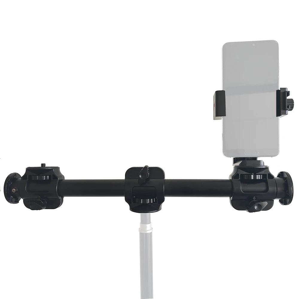 New Extension Pole Monopod Mount Holder with 1/4 inch Screw Stands for Cameras Mobile Phones LED Lamps Tripods Live Bloggers