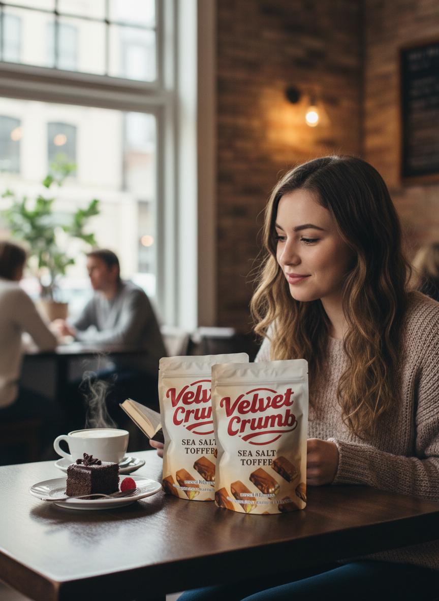 Sea Salt Toffee Candy, Rich Butter Caramel with Sea Salt, Smooth & Chewy Sweet Treat, Classic Gourmet Candy (3.53oz, 3 Pack)