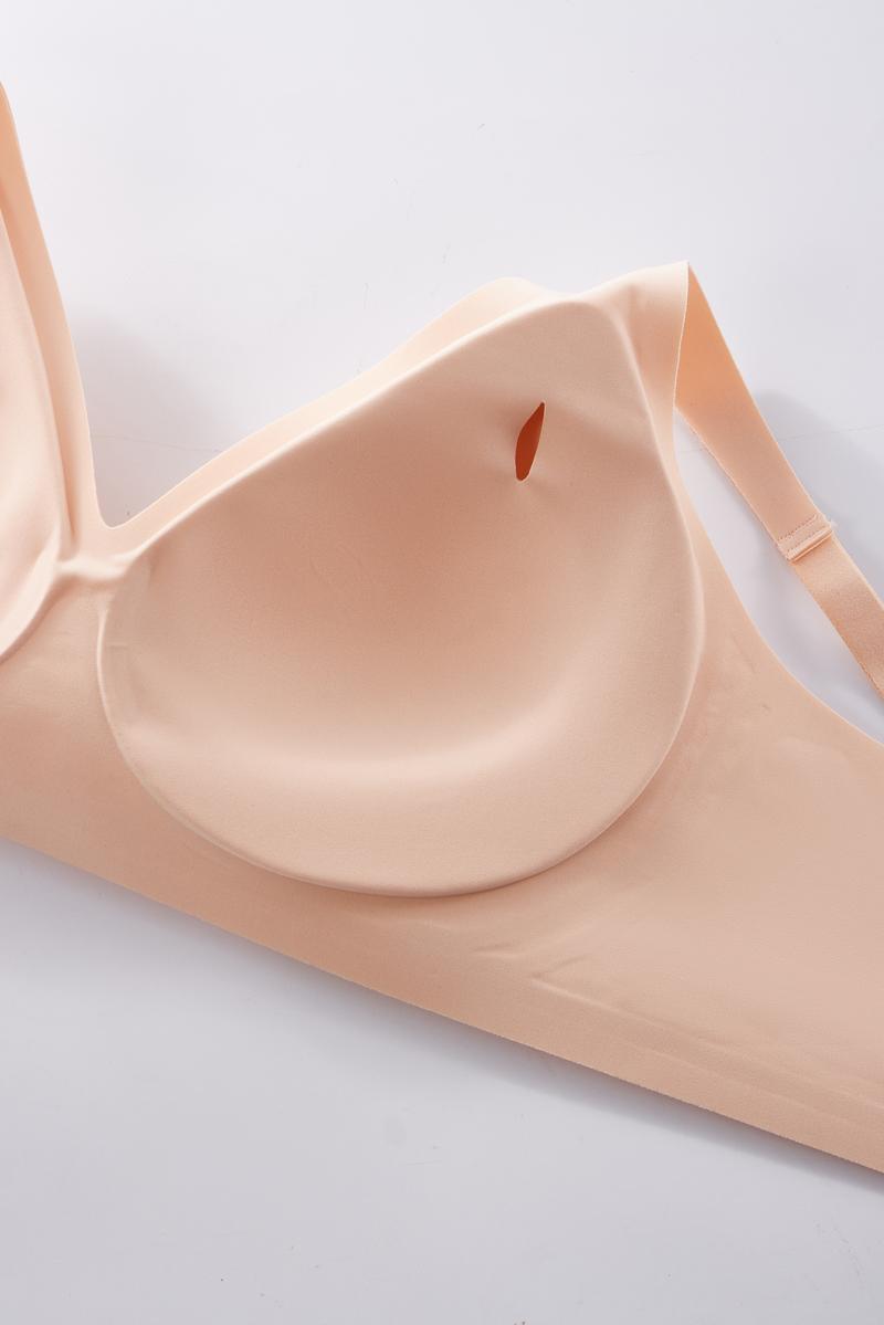 1/2/3/4PCS Wireless Women's Comfortable Push Up Bralettes Seamless Tshirts Bras Deep V Everyday Bras for All Seasons Minimalist Lingerie S-3XL