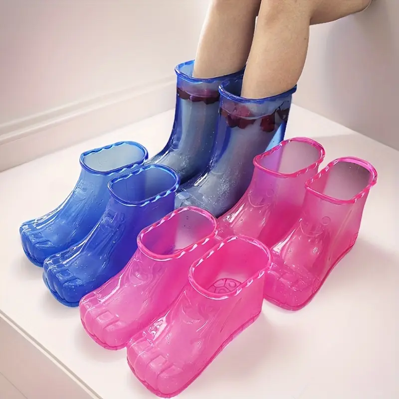 Portable Collapsible Foot Bath Basin — Ideal for Pedicures and Heat Therapy Relaxation | Enhances Blood Circulation | Fragrance-Free | No Electricity or Batteries Required | Collapsible Foot Spa