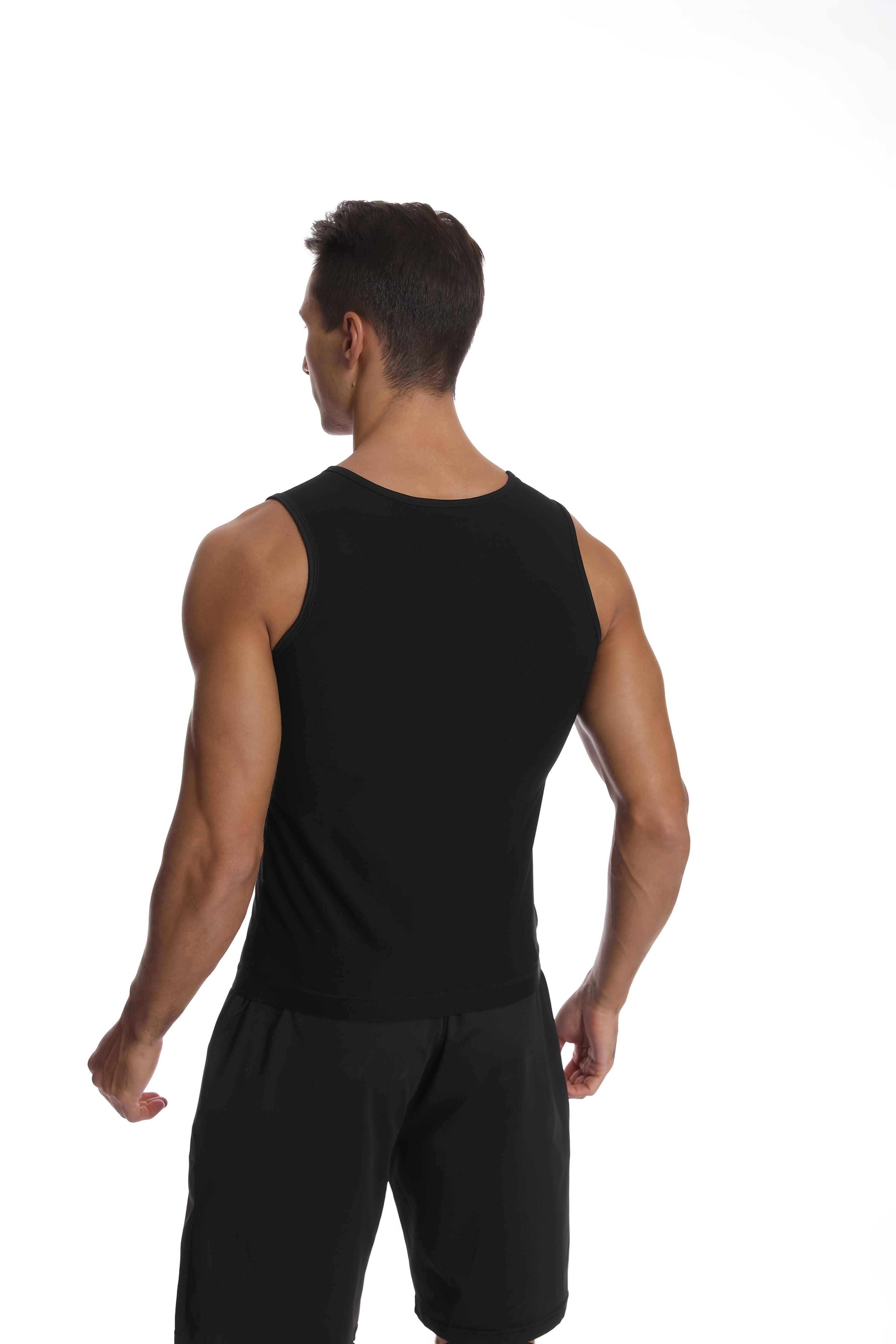 Men's sports shapewear, sauna suit, fitness training suit, tight-fitting sportswear