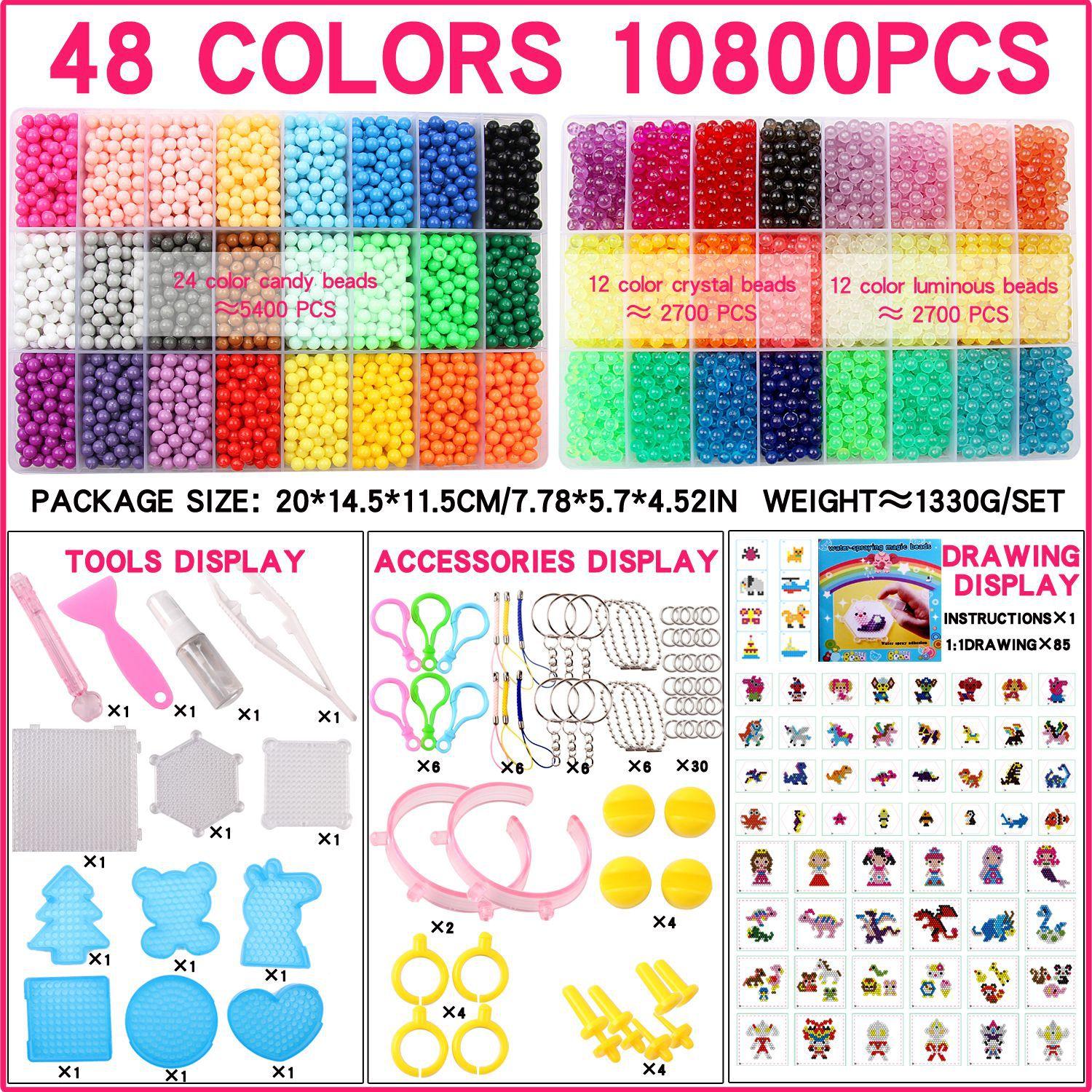 With CE Puzzle Luminous Luminous Puzzle 5mm Puzzle Set Handmade DIY Water-soluble Puzzle Toys