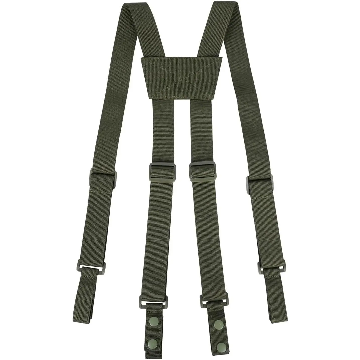 Tactical Duty Belt Suspenders 1.5 Inch Police Harness for Men,Adustable,Army Green