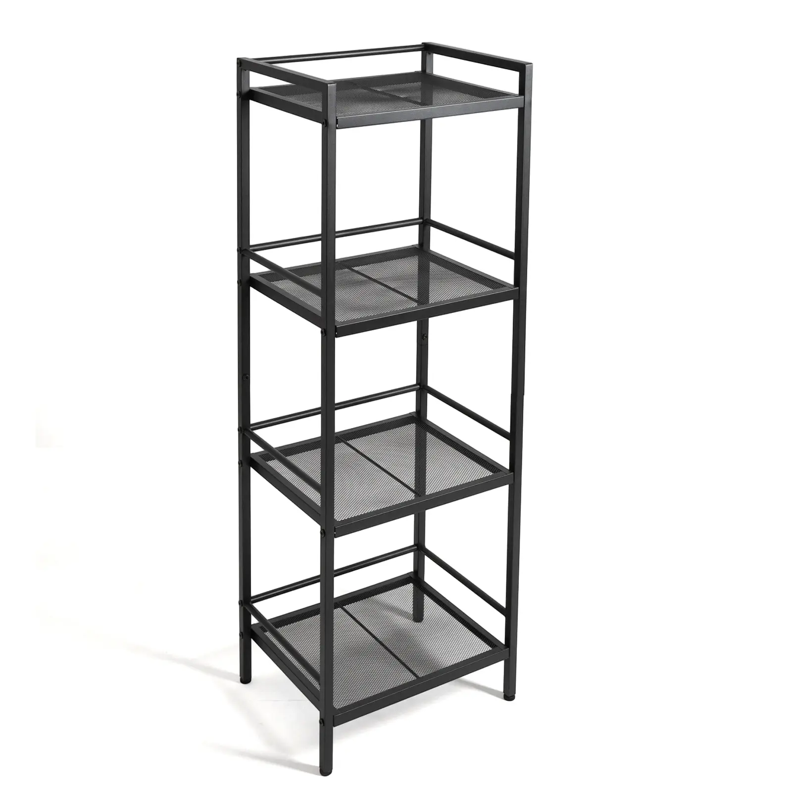 Garvee Heavy Duty Carbon Steel Storage Rack – 3-Tier Adjustable Freestanding Metal Shelf Organizer, Rust-Resistant, Durable Shelving Unit for Kitchen, Pantry, Bathroom, Garage – Space-Saving Design