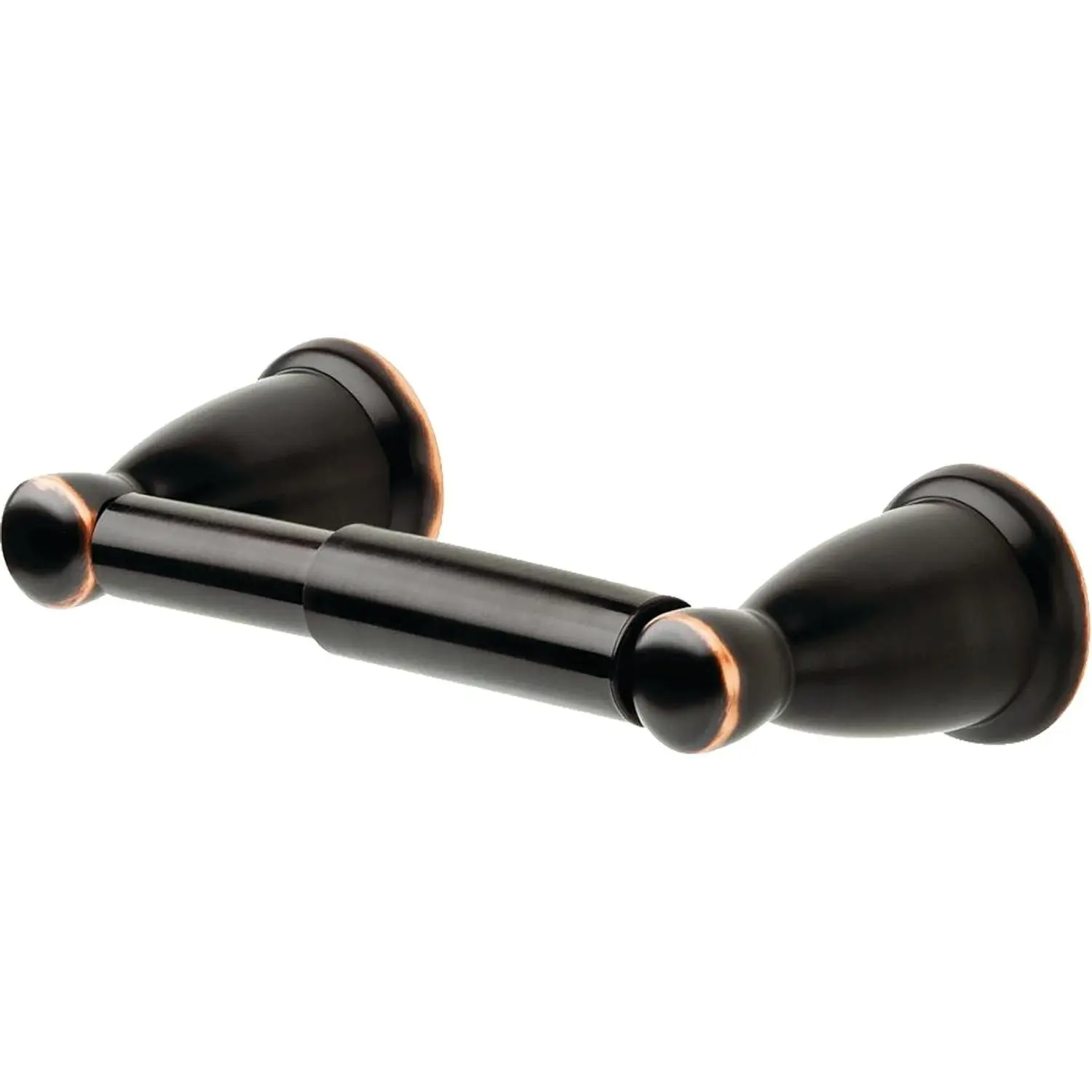 Kinla (1-Pack) Oil Rubbed Bronze Toilet Paper Holder Spring-Loaded Tissue Roll Holder Wall Mount Bathroom Accessories KIN50-OB1Gift
