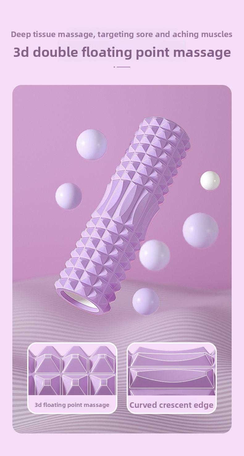 Mini foam roller, yoga column foam roller for muscle stretching and massage, accessories for home gym yoga exercises and Pilates workouts