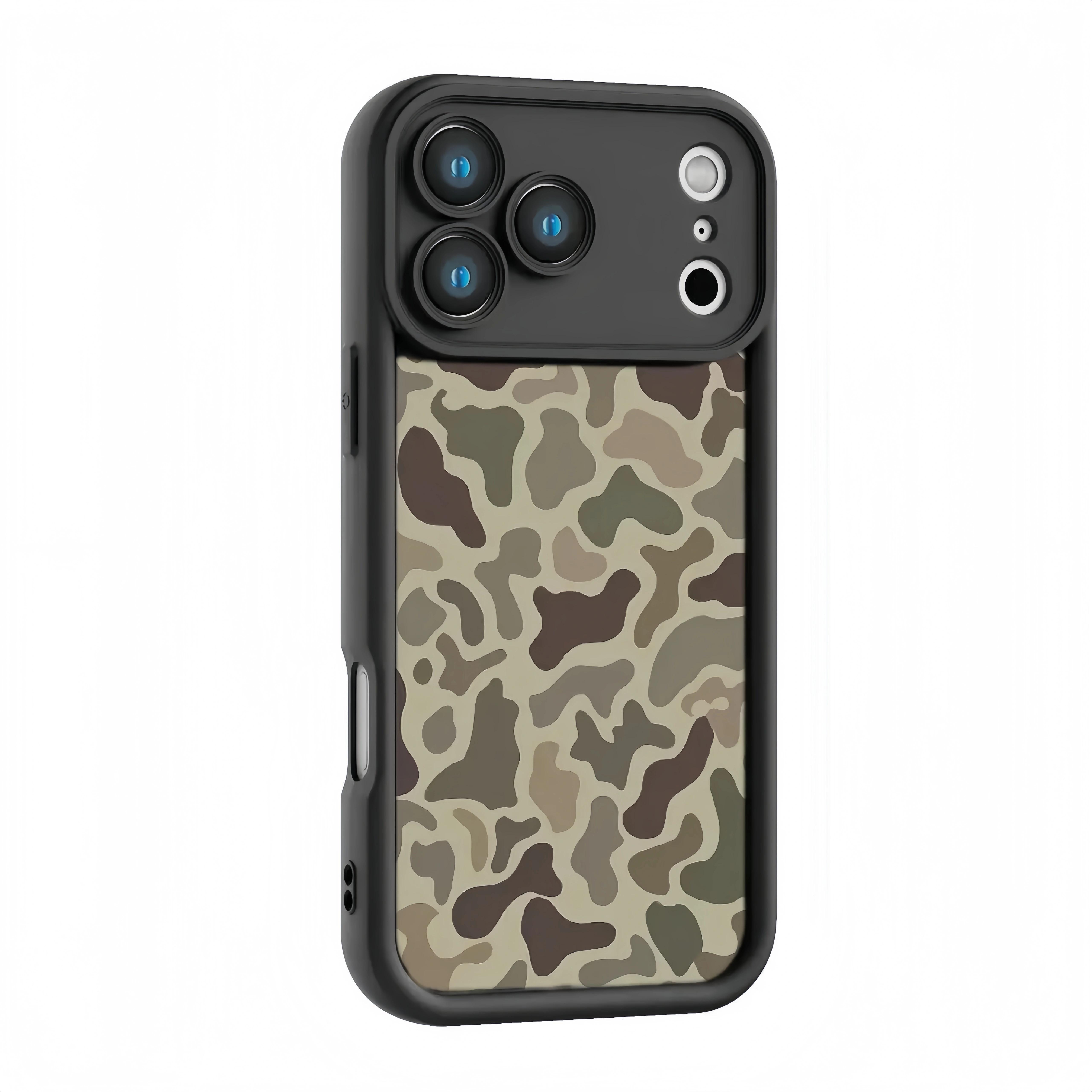 2025 New Camo Pattern iPhone 17 Pro max Phone Case Sika deer Shockproof Rubber Cover for iPhone 17 Air Promax 17Pro 11 12 13 14 15 16,Gifts for Hunter Outdoor enthusiast