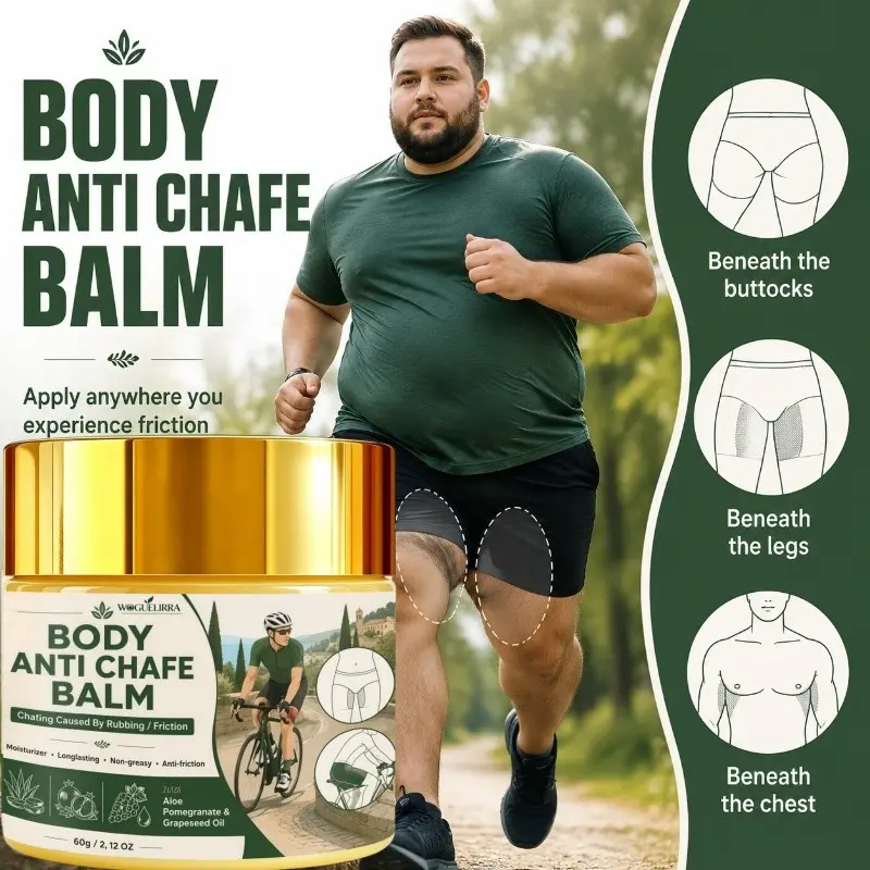 Anti-Friction Balm with Beeswax and Vitamin E, Long-Lasting Moisturizing Cream for Outdoor Activities, Travel, and Daily Use
