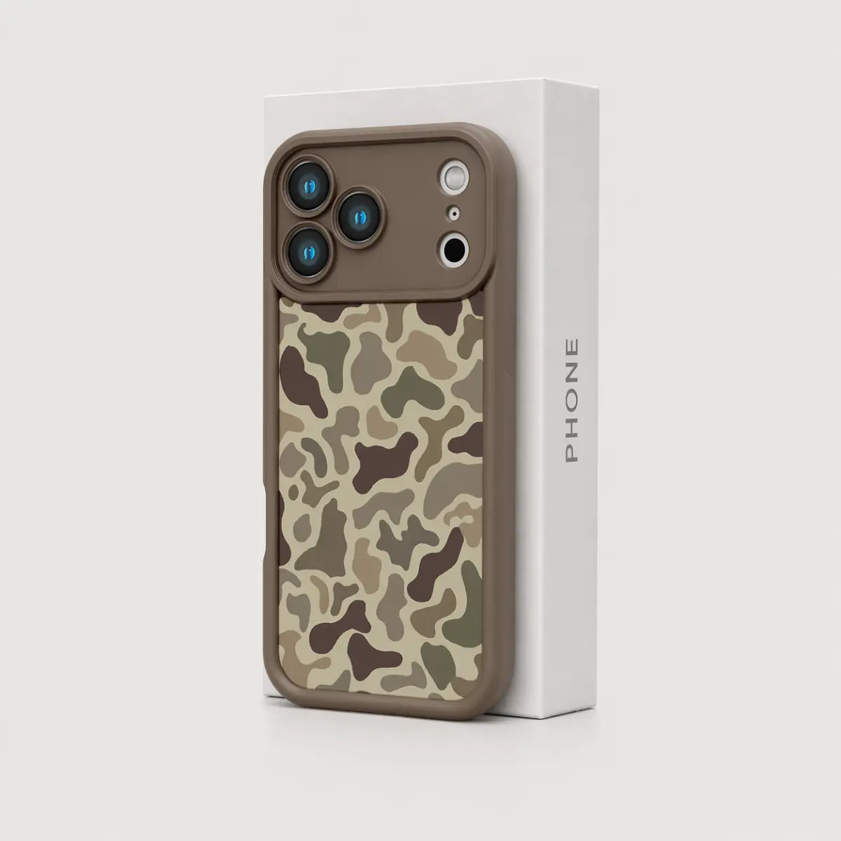 2026 New Camouflage TPU Rubber Protective Casing - Shockproof Smartphone/Cellphone/Handheld Devices Accessory for iPhone 11-17 Pro Max, Note 11 Pro, Outdoor Lovers' Custom Deer-Themed Christmas Cover