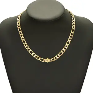 8mm 14k gold-plated  Width Heavy Mens Soild Cuban Link Chain Bracelet Brass Stainless Steel Miami Bangle Hip Hop Jewelry Gift fisherman hat premium belt for menchains for men