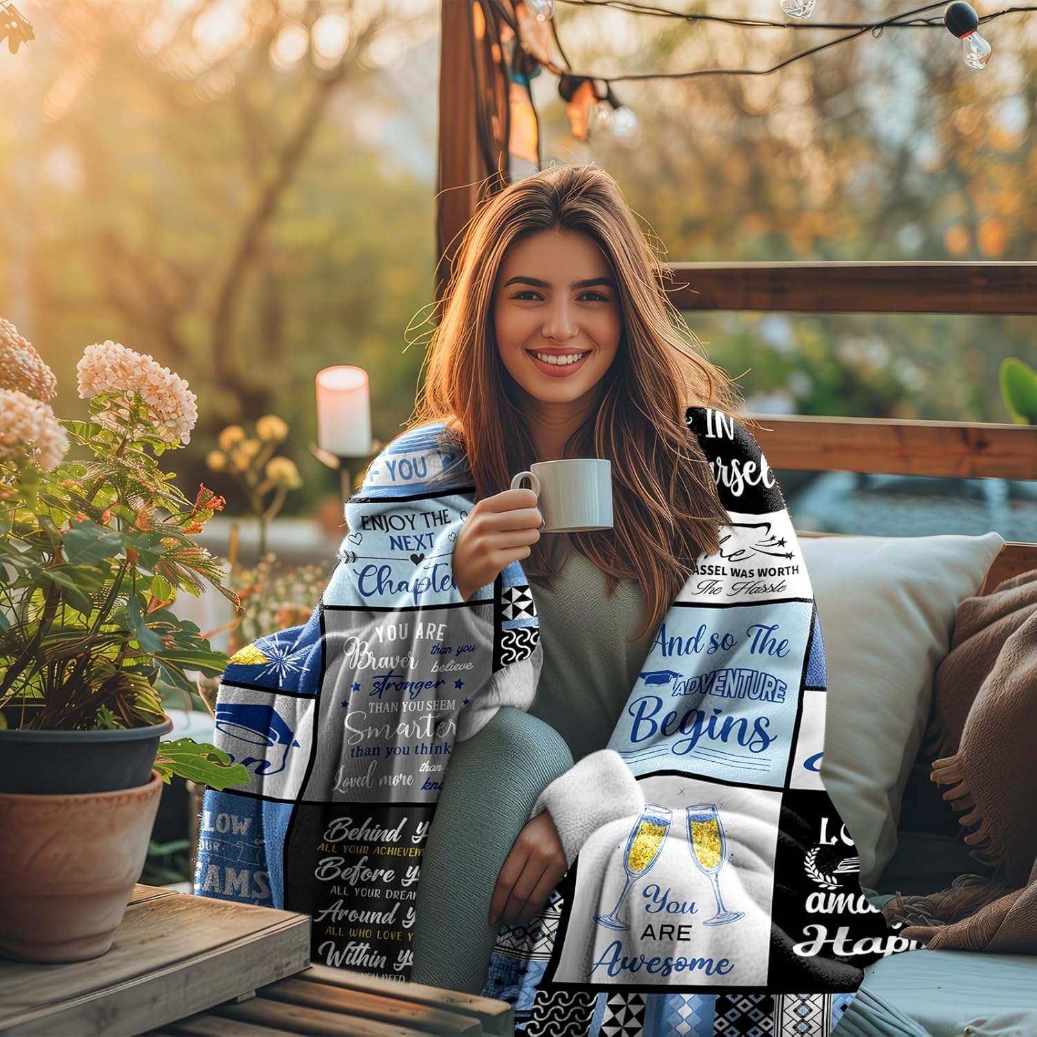 Graduation Gifts, Graduations Gifts for Him Her, Graduation Blankets Class of 2026, College Graduation's Gift, Graduation Decoration's 2026, Graduations Blanket