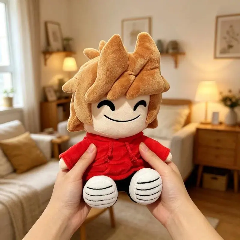 Tord Eddsworld Plush Doll 9 Inch Cute Anime Peripherals Collectible Stuffed Toy Home Decoration Kids Birthday Gifts New In Stock