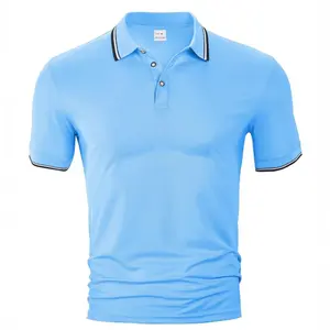 Short Sleeve Men's Polo Shirt Summer Loose Casual Breathable Lapel T-Shirt