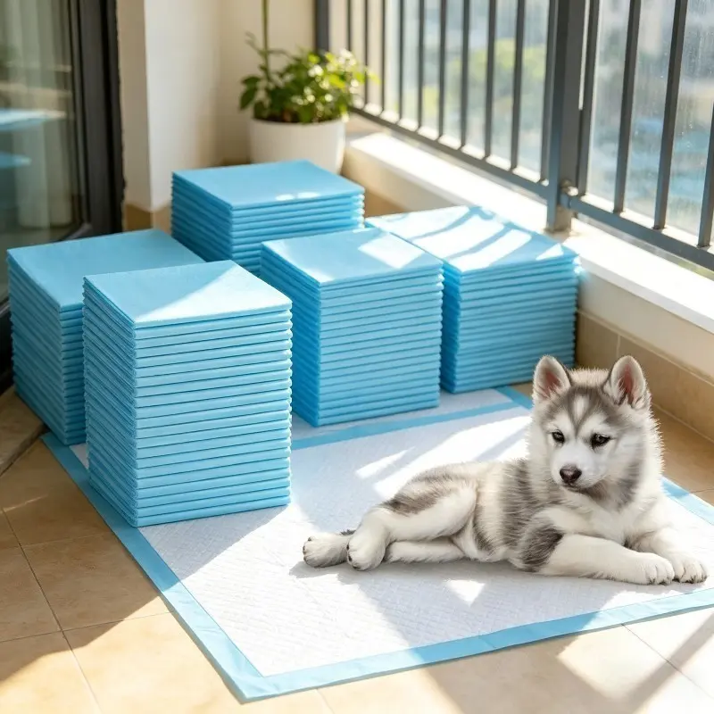 High-Quality Absorbent Dog Training Pad, Puppy Training Pads, Heavy-Duty Leak-Proof, Quick-Dry, Indoor/outdoor Use, Easy Clean, Multi-Scene Pet Bed