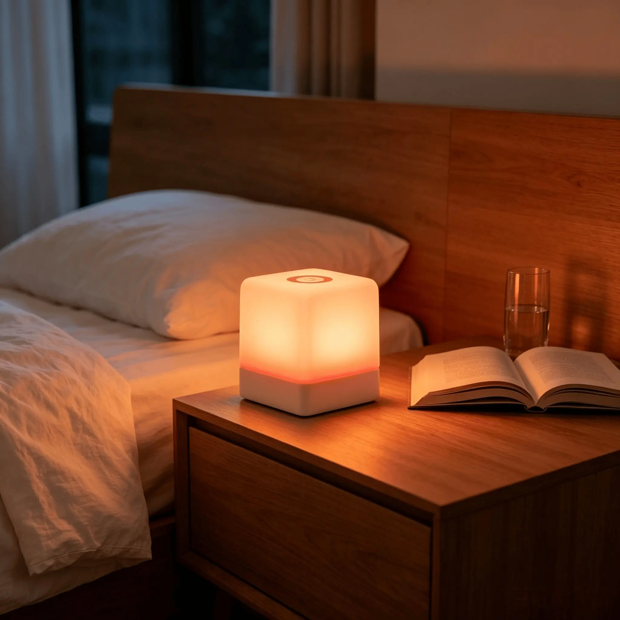 16 Color Switchable Touch RGB Night Light, USB Rechargeable, Ambient Lighting, Desk Lamp, Holiday Decor, Perfect Gift for Home