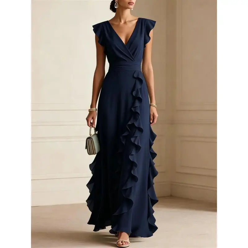 modest long sleeve formal dresses Blue A-line Long Sleeves Prom PD127 – bridalsew Blue 2pc Cape Evening Long sleeve 6 Size:4XL-10/12 Years Category_Children/Kid's Bedroom/Cribs