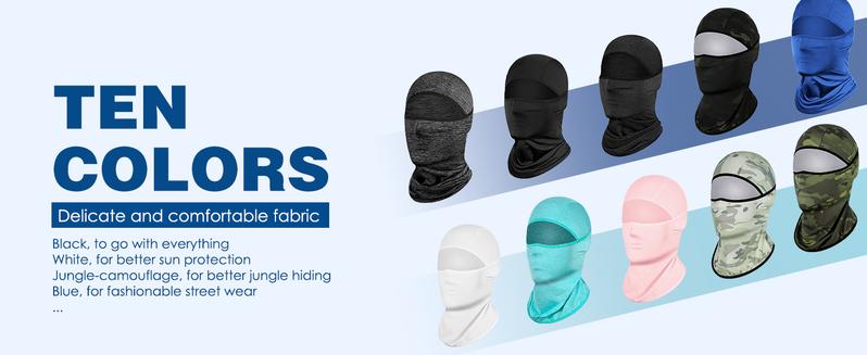 Balaclava Face Mask, Ski Mask for Men Women Football, Lightweight Sheisty, Ninja Shiesty Sun Hood UV Protector Cycling