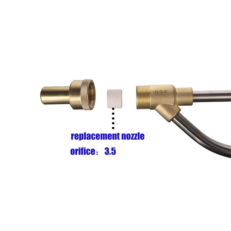Pressure Washer Sandblasting Kit, Wet Sand Blaster Attachment, 5000 PSI, 1/4 Inch Quick Disconnect, ChristmasGift