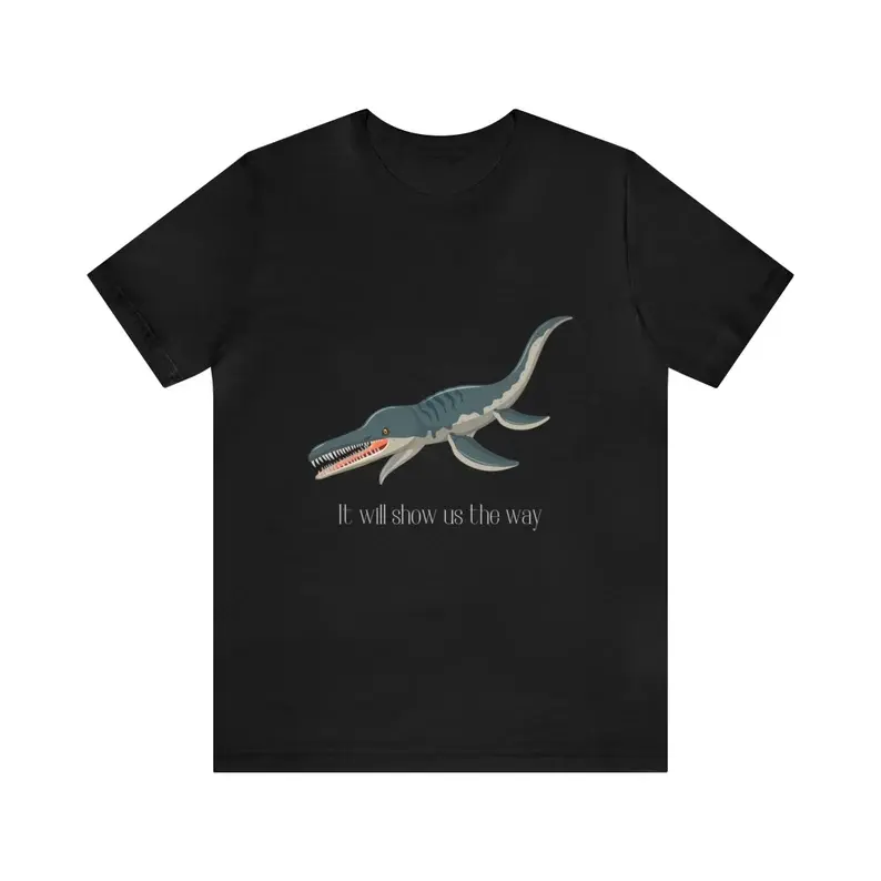 Graphic Mosasaurus Dinosaur Outfit Comfort Oversized Cotton T-Shirt,Fashion Cute Prehistoric Animal Tee,Best Valentine Gift For Lover,Ideal Holiday Present For Friends Family