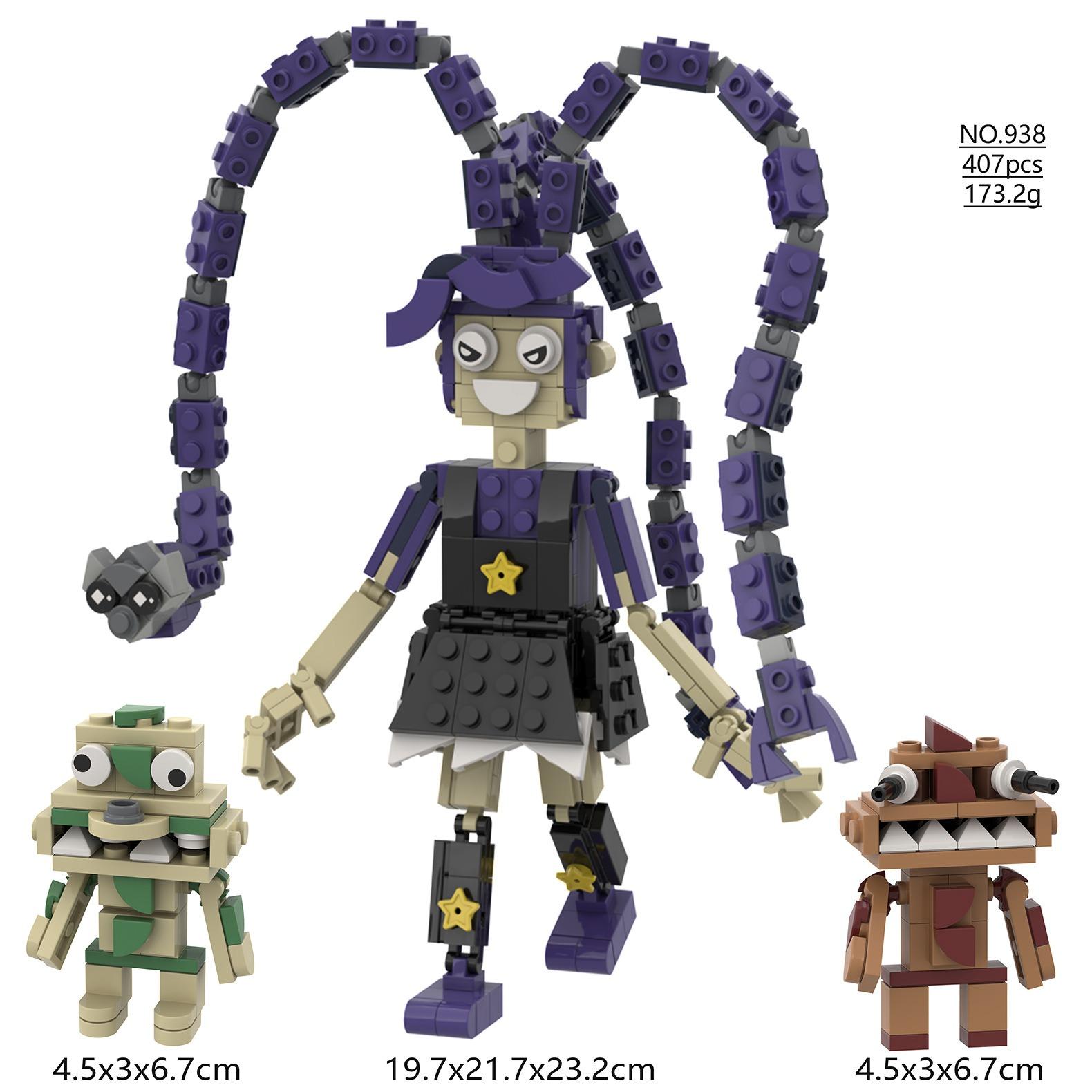 Horror Game 5 Building Blocks 1006 Chum Giblet Chompkins Lily Dogday Collectible Action Figures Toy Birthday Christma Gift