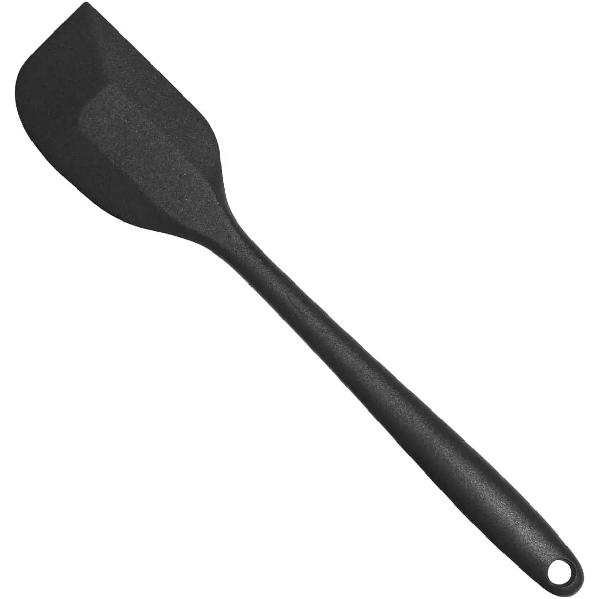 Spatula,  Spatulas Heat Resistant,  Grade Rubber Non-Stick Rubber Spatulas with Stainless Steel Core, for Baking, Cooking, Mixing (1, Black, 10.8 x 2 inch)