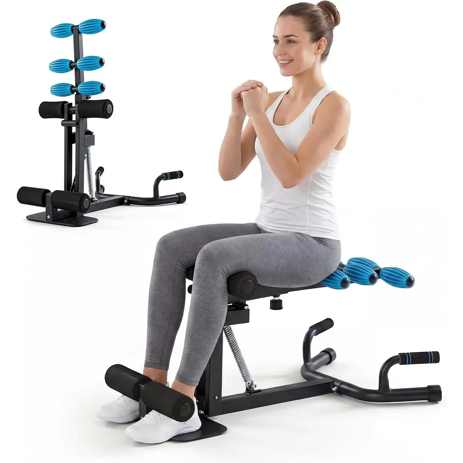 Adjustable Deep Squat Workout Machine for Women, Leg & Glutes Home Exercise Equipment