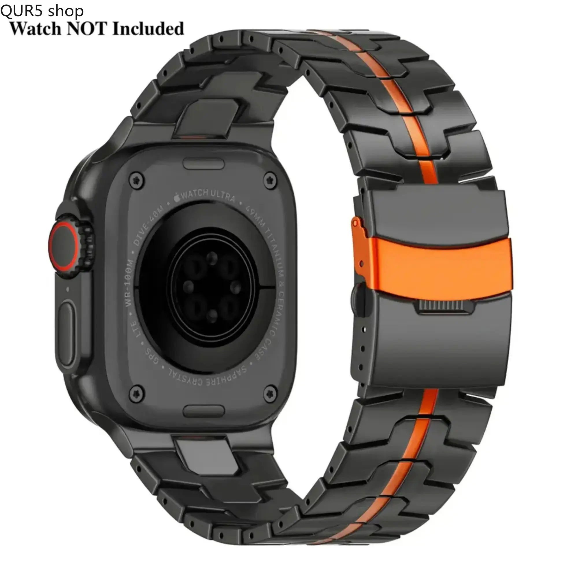 2026 Titanium iWatch Band – Ultra Lightweight Metal Strap with Secure Buckle, Durable Premium Wristband Compatible with 42–49mm Series 3–11, SE & Ultra 2 for Business, Outdoor & Daily Wear