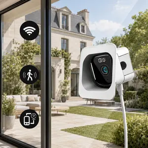 2K Window Camera for Home Security, 2.4GHz & 5GHz WiFi Indoor Camera with Color Night Vision, Motion Detection, Two-Way Audio and App Alerts,Indoor Security Camera,IP Camera,Camera System