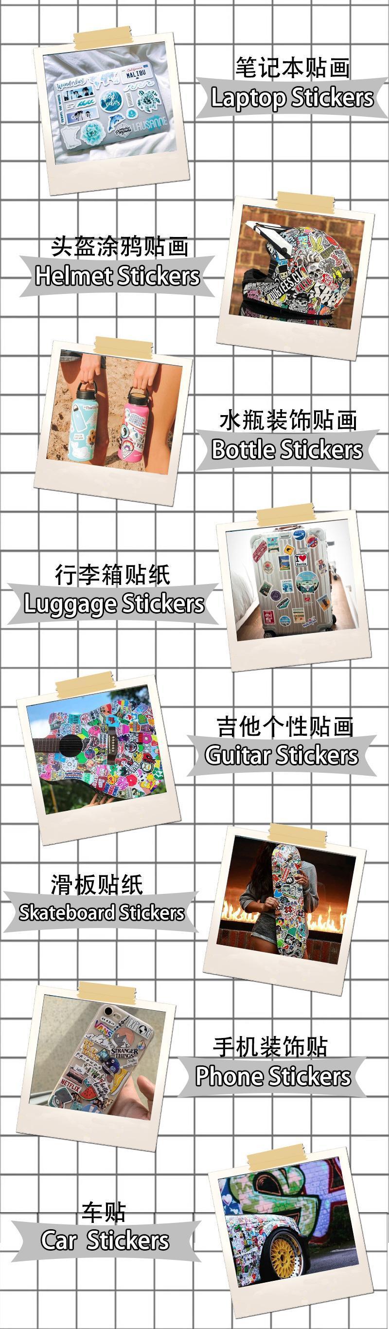 50pcs Hunter X Hunter Anime Stickers DIY Decoration Waterproof Sticker Pack Cute Laptop Skin Kawaii Packaging Phone Case