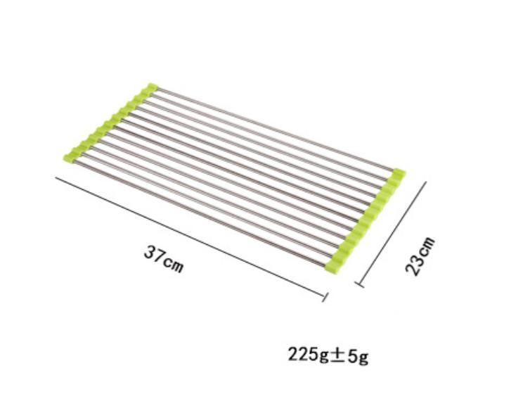 Folding Kitchen Drain Sink Rack Stainless Steel