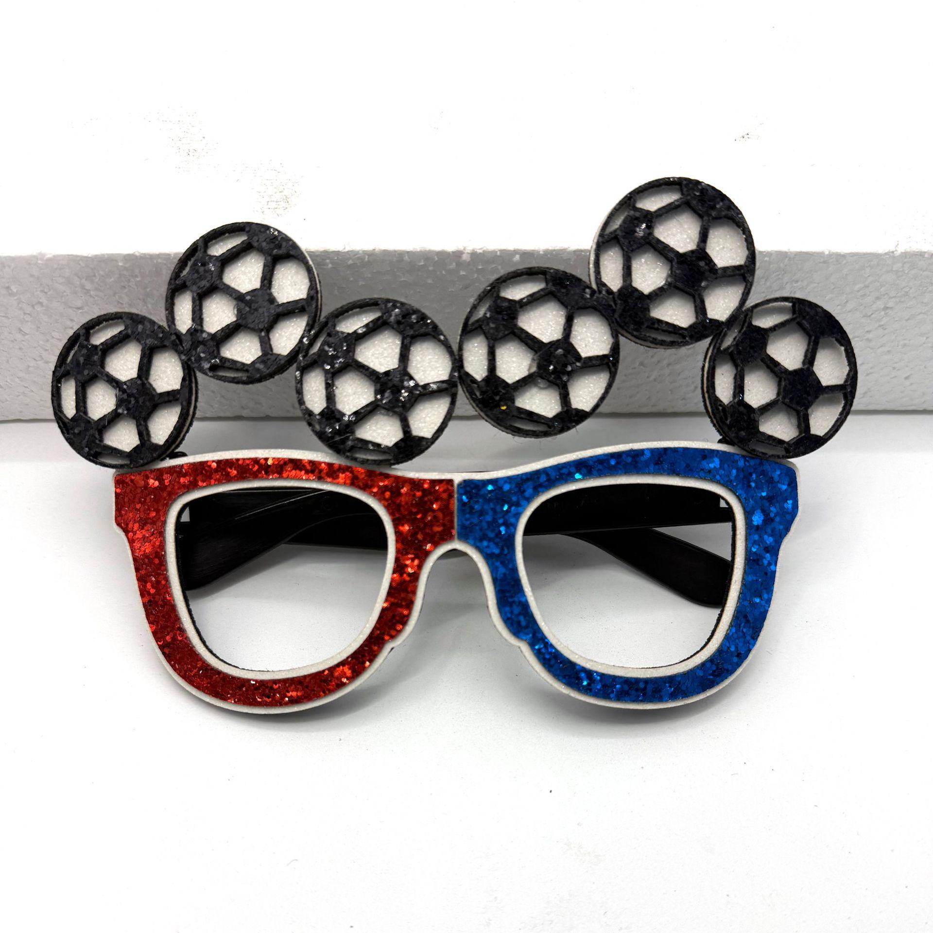 USA Fan'S Three-Piece Set For The World Cup In Mexico And Canada: Headband, Glasses, And Earrings For Party Cheer And Photo Props