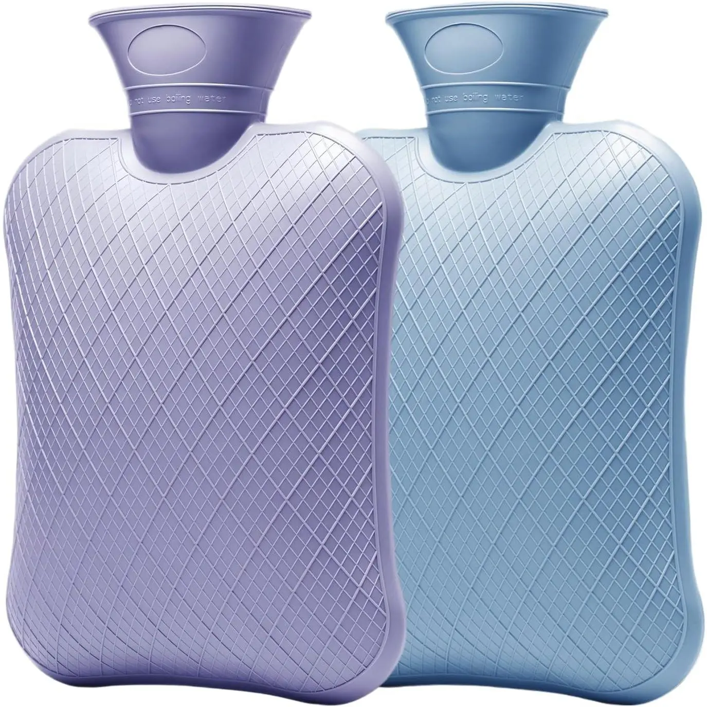 Extra Large Hot Water Bottles for Pain Relief.2packs,2L Hot Water Bag for Back Pain, Heating Pad 2Liter, Hot and Cold Therapy.Bpa Free.