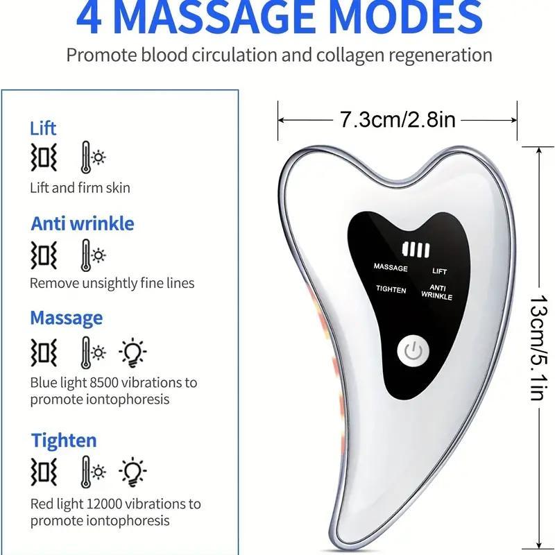 Electric Facial Massager, 1 Count Portable Electric Facial Massage Tool, Professional Face & Body Beauty Instrument for Women & Men