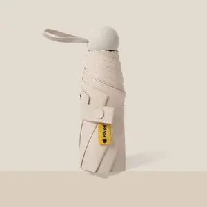Capsule Umbrella - UPF50+, for Business Travel, Sunny & Rainy Day Use, Ideal Party Gift & Home Supply
