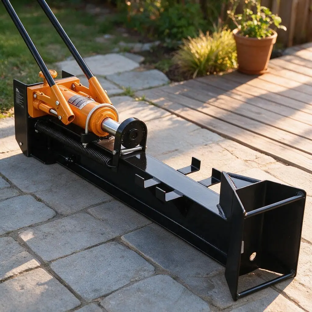 Garvee 12 Ton Hydraulic Log Splitter Manual Full Steel Beam Wood Splitter