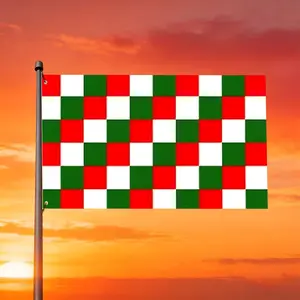 1PC Cheered Cheer Red White Green Flag is made of 100% polyester fiber, comes with 2 hanging rings, suitable for home/garden/outdoor/indoor use, available in 4 sizes. Wall banner, poster banner, flag banner, sail banner, sign banner
