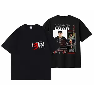 Fashion Luar La L Oversized Cool INS Streetwear Crew Neck Pure Cotton Soft T-shirt Women Men Unisex Summer Comfortable and Stylish Items Holiday Gifts Father's Day