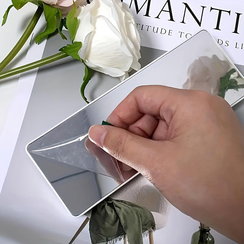 1pc LED Mirror Table Alarm Clock |   Digital Display, USB Powered, Snooze Function, Modern Rectangular Design with Plastic Frame, ≤36V Operating Voltage |   Ideal for Bedroom Or Office Decor