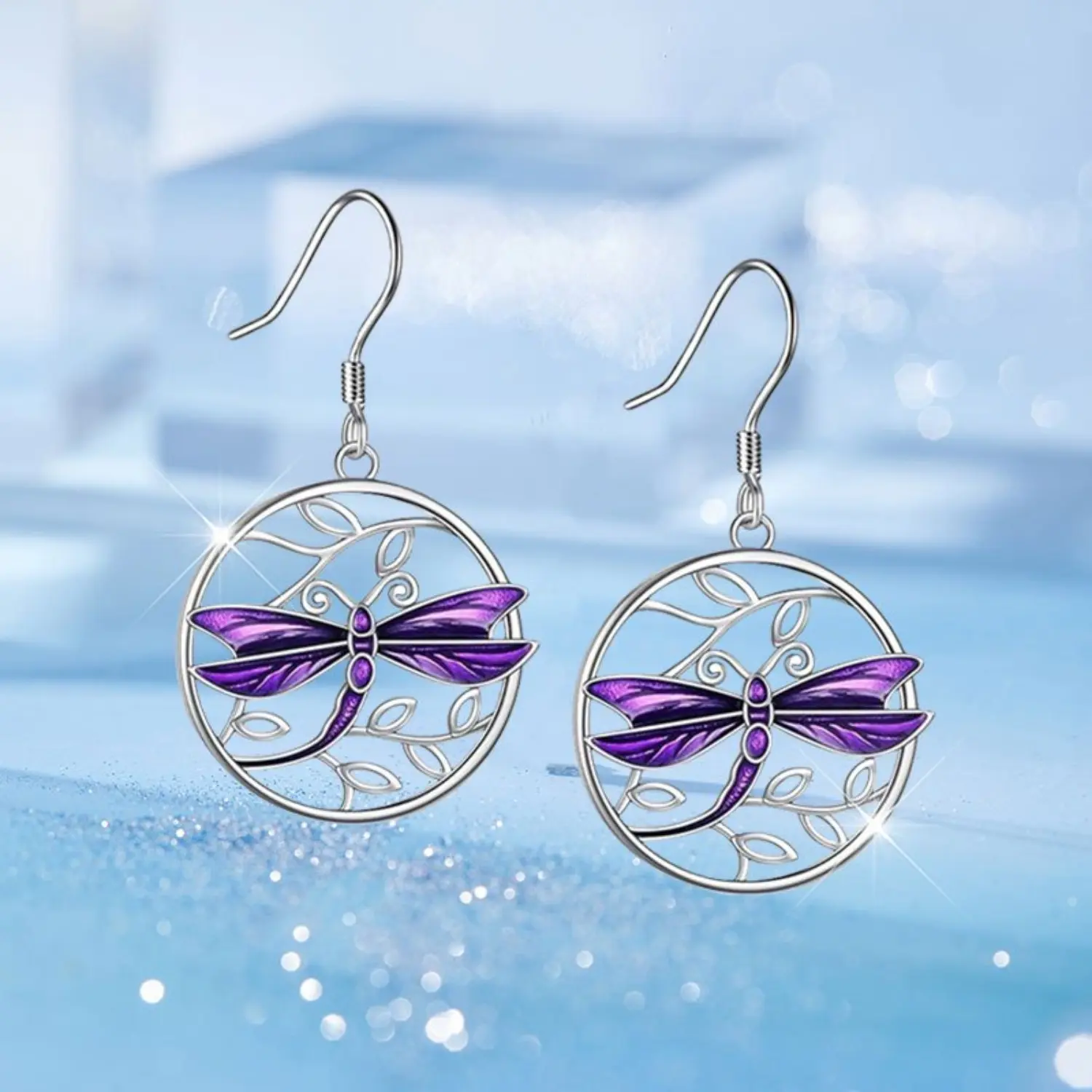 Dragonfly Dangle Earrings - Simple Insect-Themed Sports & Outdoor Accessory, Daily Jewelry, Christmas Gift for All Seasons, Casual Creative Piece, Party Wear, Simple Look