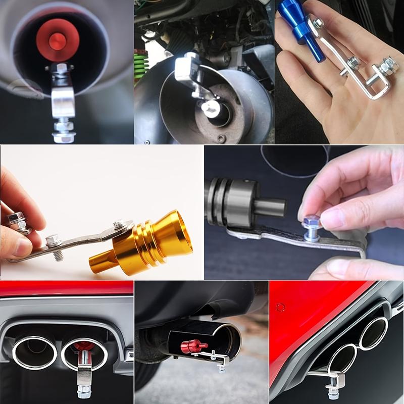 3-Pack Aluminum Turbine Whistle Muffler Tube-Suitable for 33.81-81.15 Oz Engines, Available in 5 Colors