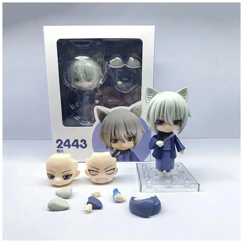 Anime Kamisama Kiss Tomoe Chibi Nendoroid Action Figure PC Case Desktop Ornament Doll Toy Interchangeable Face Boys Girl Gifts