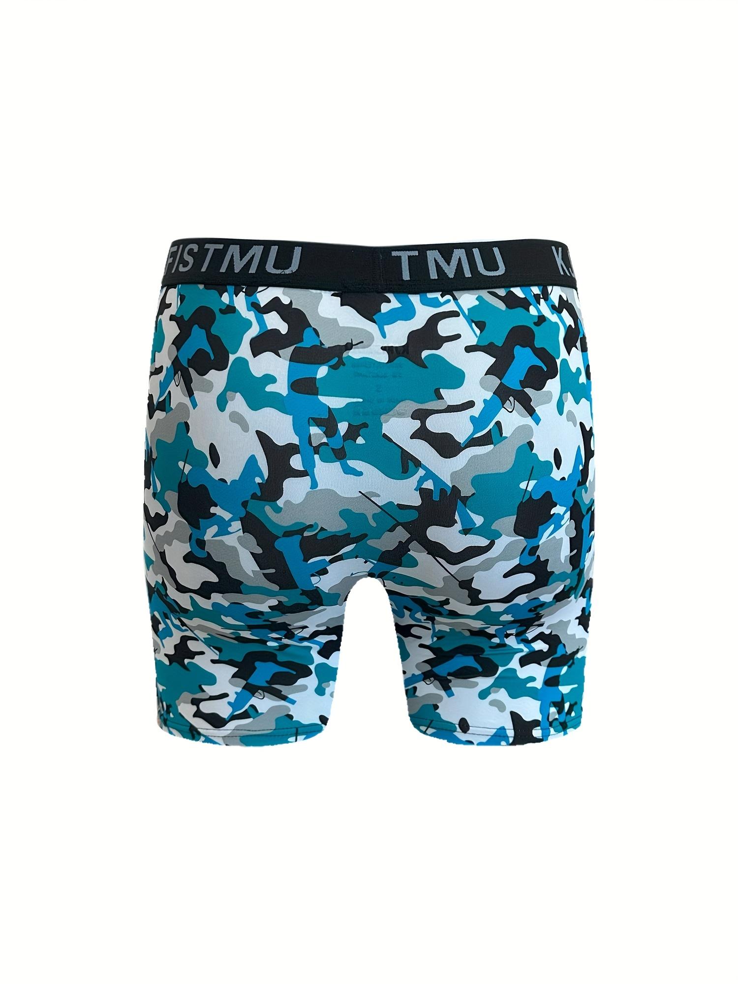 KJFISTMU 16-piece Men's Boxer Briefs Set Elastic Boxer Briefs with Bold Pattern Prints (Tie-Dye, Floral, Faces) - Shrink-Resistant Underwear - Suitable for Daily and Special Occasions - Great Value Pack, Vibrant Patterns, High-Elastic Fabric Mixed Color