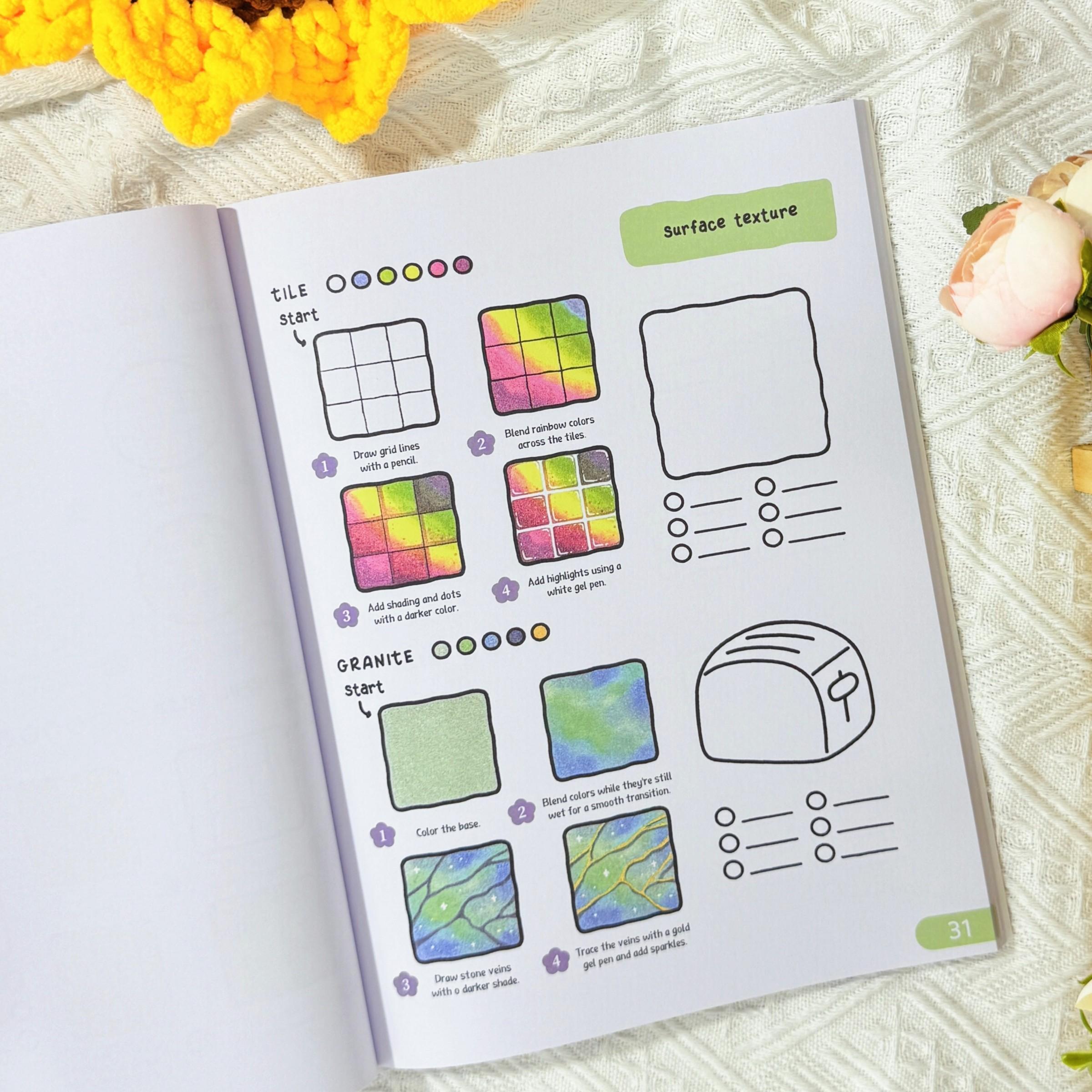 How to Draw Simple Fun Patterns Coloring Book for All Ages Drawing, Large Size High-Quality Paper Pages Perfect Gift for Art Enthusiasts Doodle Books