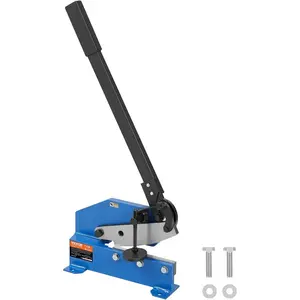 VEVOR Hand Plate Shear 12, Manual Metal Cutter Cutting Thickness1/4 Inch Max, Metal Steel Frame Snip Machine Benchtop 1/2 Inch Rod, for Shear Carbon Steel Plates and Bars