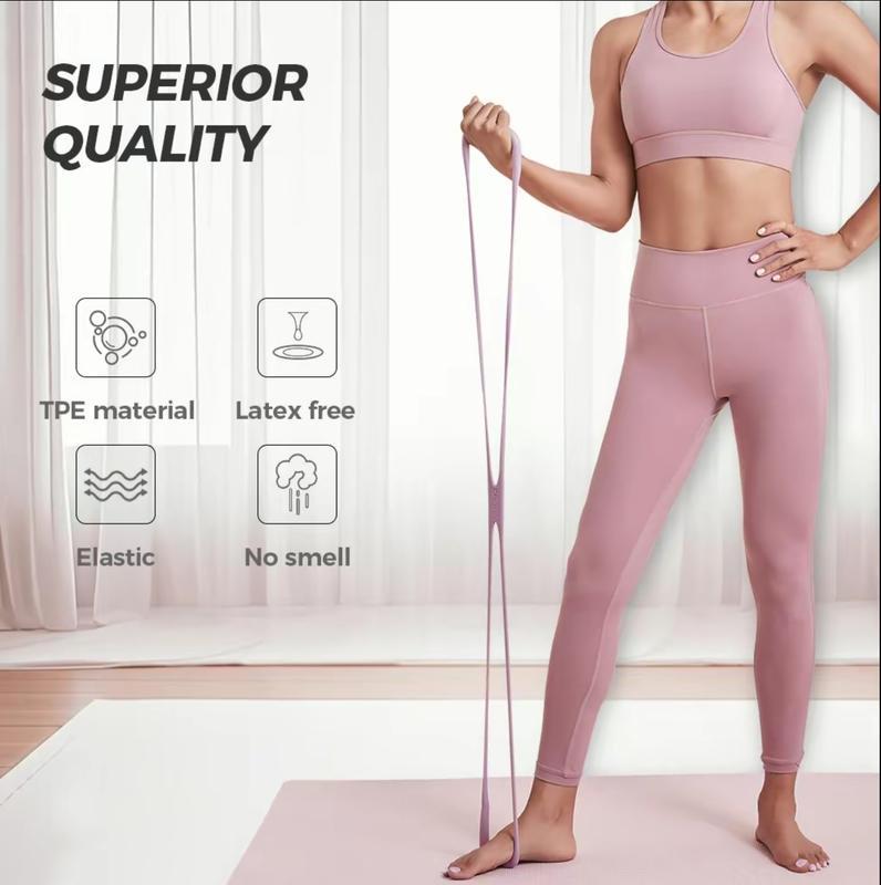 Resistance Bands Figure 8 Exercise Bands for Women 8 Shaped silicone Material for Arms Chest Expander