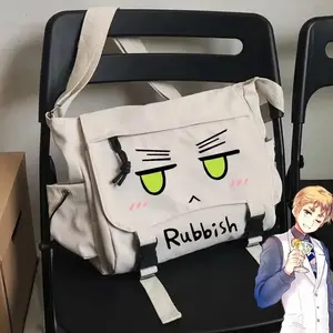 Anime Axis Powers Hetalia APH Cosplay Crossbody Bag Travel Shoulder Bag Student Canvas Messenger Bag Handbag Xmas Gifts